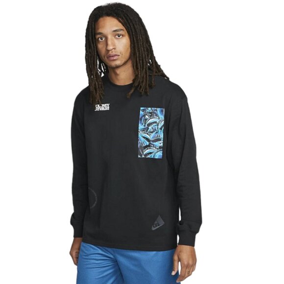 Nike Kyrie Journey Reward Black Long Sleeve T-Shirt DV9725-010 Mens S, XL, or LT - Picture 2 of 12